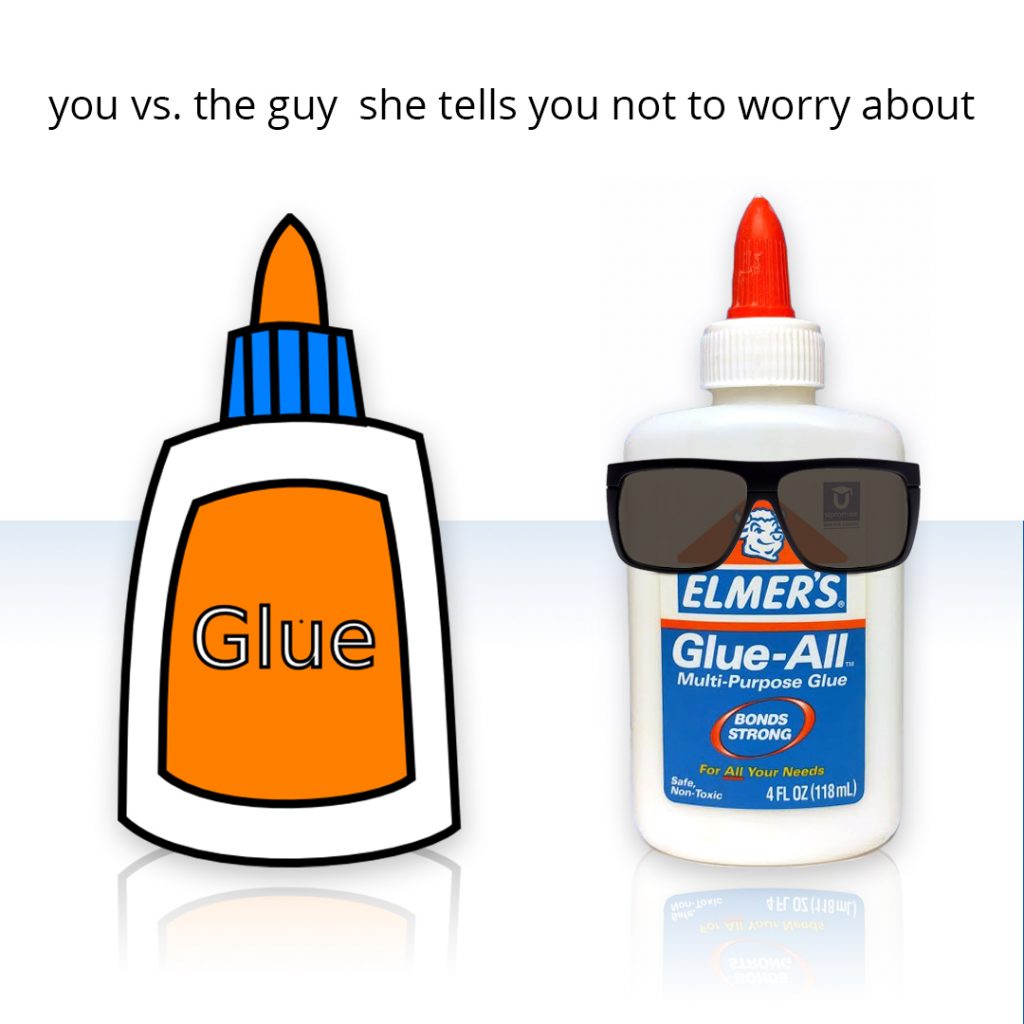 Glue vs. Him